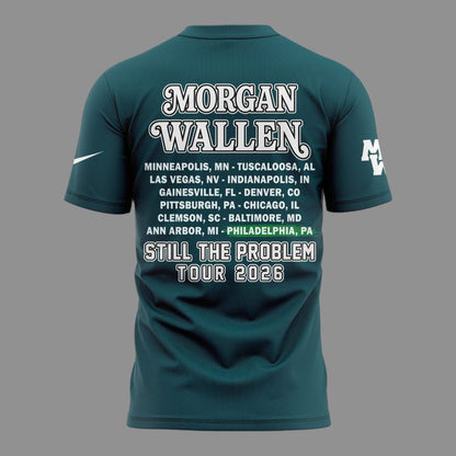 Morgan Wallen x Philadelphia Eagles - Still The Problem Tour 2026 T-Shirt