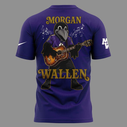01.1. Morgan Wallen x Baltimore Ravens - Still The Problem Tour 2026 T-Shirt