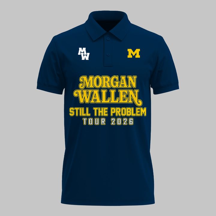 New Polo MW  x Michigan Football - Still The Problem Tour 2026 Polo Shirt