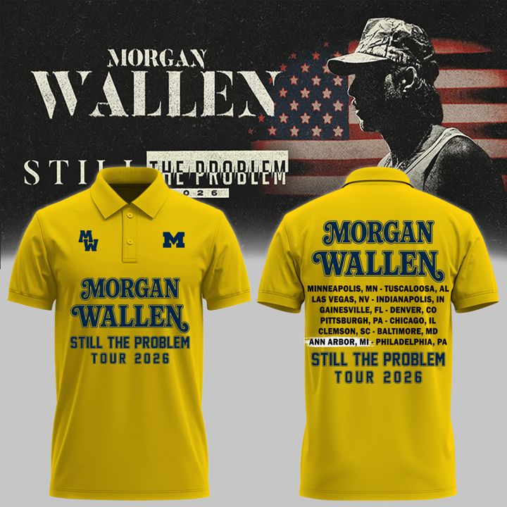 New Polo MW  x Michigan Football - Still The Problem Tour 2026 Polo Shirt