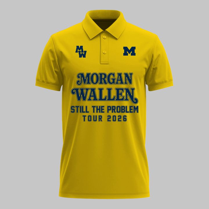 New Polo MW  x Michigan Football - Still The Problem Tour 2026 Polo Shirt