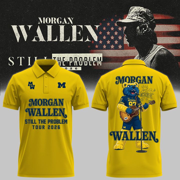 New Polo MW  x Michigan Football - Still The Problem Tour 2026 Polo Shirt