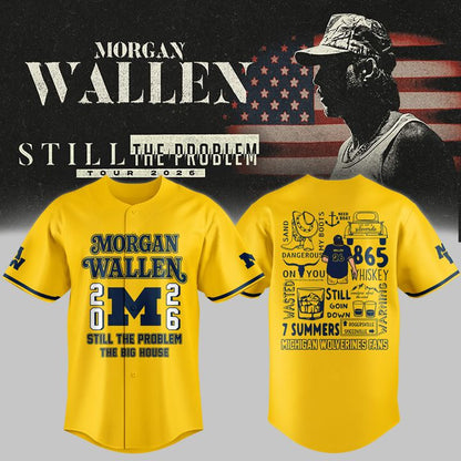 Perfect Still The Problem Tour 2026 - Michigan Football x MW Jersey