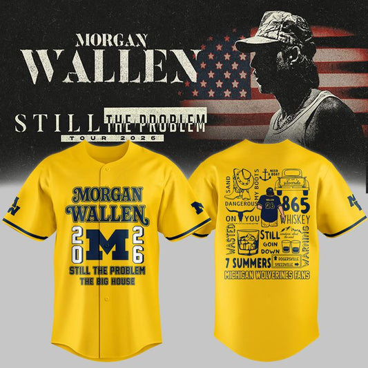 Perfect Still The Problem Tour 2026 - Michigan Football x MW Jersey