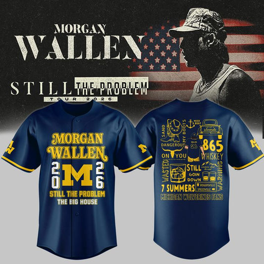 Perfect Still The Problem Tour 2026 - Michigan Football x MW Jersey