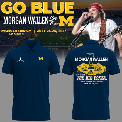 New Polo MW  x Michigan Football - Still The Problem Tour 2026 Polo Shirt