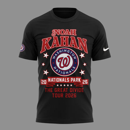 Limited Edition The Great Divide Tour 2026 At Washington Nationals Shirt