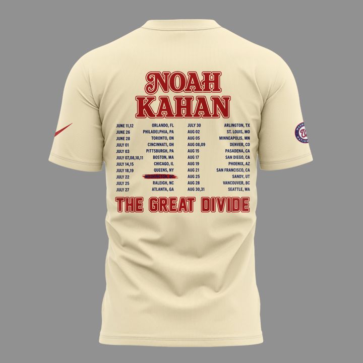 Limited Edition The Great Divide Tour 2026 At Washington Nationals Shirt