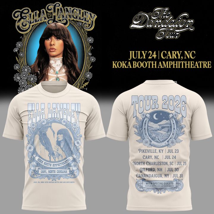 Exclusive Version Ella Langley x Cary, NC Tshirt