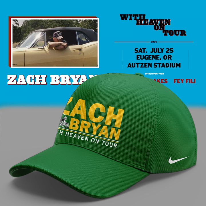 Special Hoodie Zach Bryan x Oregon Football - With Heaven On Tour Hoodie