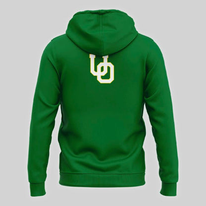 Special 2026 Zach Bryan x Oregon Ducks Zip Hoodie - Green