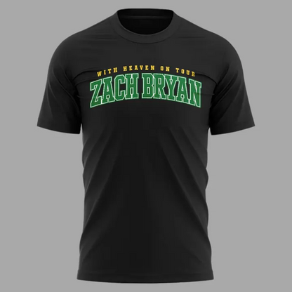 Limited Edition Zach Bryan x Oregon Football - With Heaven On Tour T-Shirt