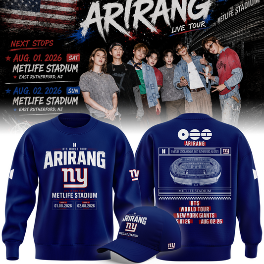 NY Giants x BTS WORLD TOUR ARIRANG 2026 Sweatshirt
