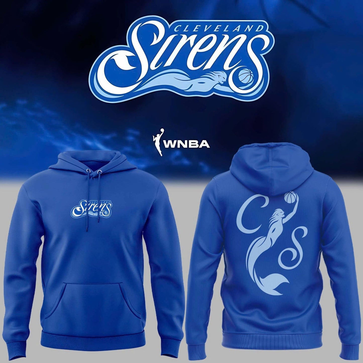 Cleveland Sirens Blue Hoodie