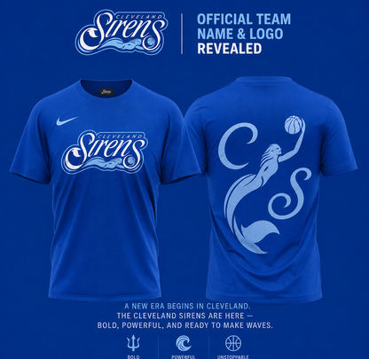 Cleveland Sirens Royal Blue T-Shirt
