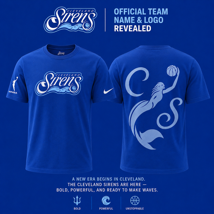 Cleveland Sirens Blue T-Shirt