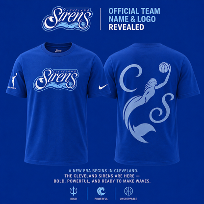 Cleveland Sirens Blue T-Shirt