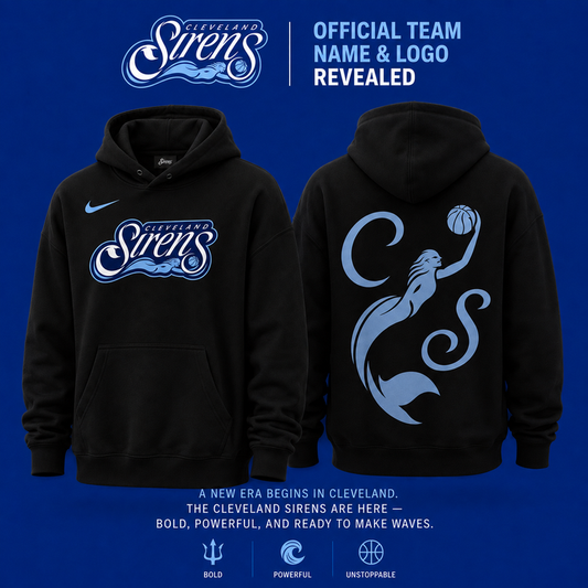 Cleveland Sirens Black  Hoodie