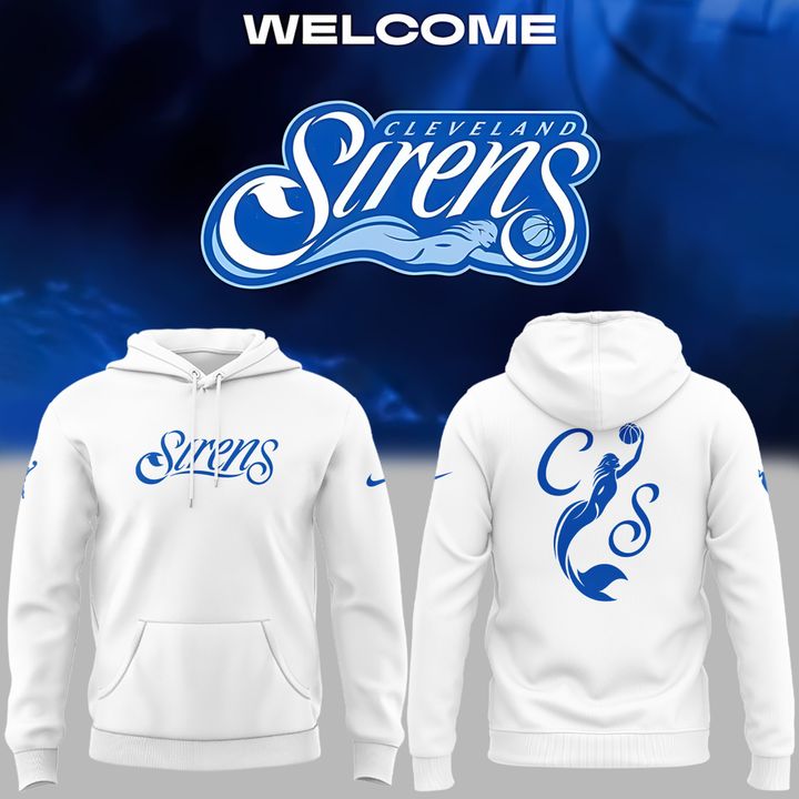 Cleveland Sirens White Hoodie