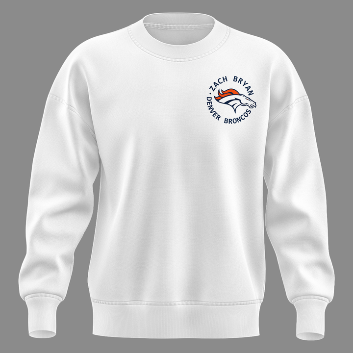 Exclusive Version Zach Bryan x Denver Broncos Sweater