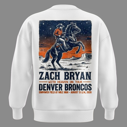 Exclusive Version Zach Bryan x Denver Broncos Sweater