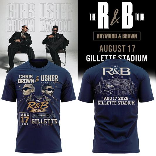 1. Limited Edition The R&B Tour – Gillette Stadium 2026 T-Shirt