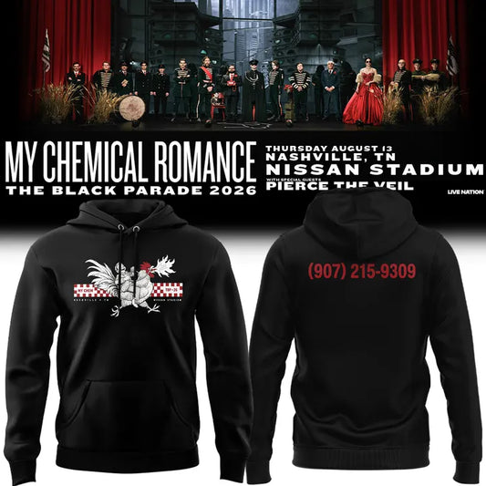 My Chemical Romance The Black Parade 2026 – Nashville, TN Hoodie