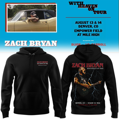 Exclusive Version Zach Bryan x Denver Broncos Hoodie