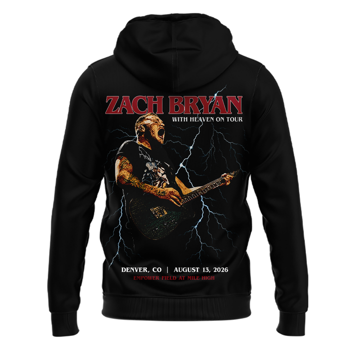 Exclusive Version Zach Bryan x Denver Broncos Hoodie