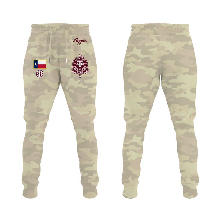 Texas A&M Aggies Honor & Support Camo T-Shirt