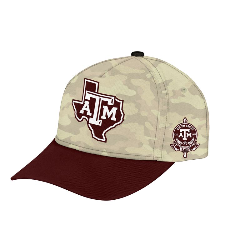 Texas A&M Aggies Honor & Support Camo Long Tee