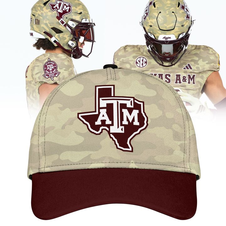 Texas A&M Aggies Honor & Support Camo Long Tee