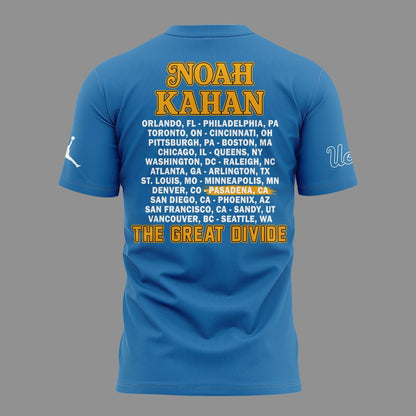 Limited Edition Noah Kahan x UCLA Bruins Football - The Great Divide Tour 2026 T-Shirt
