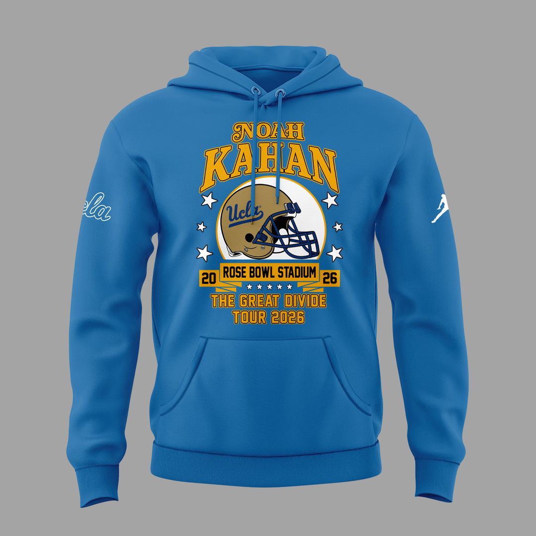 New Hoodie Noah Kahan x UCLA Bruins Football - The Great Divide Tour 2026 Hoodie