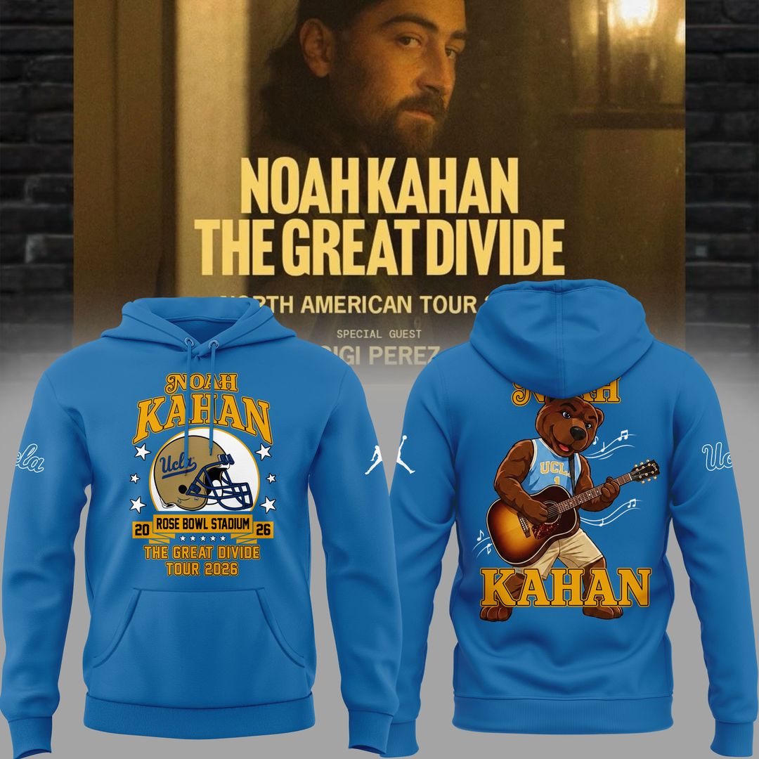 Special 2026 Hoodie Noah Kahan x UCLA Bruins Football - The Great Divide Tour 2026 Hoodie