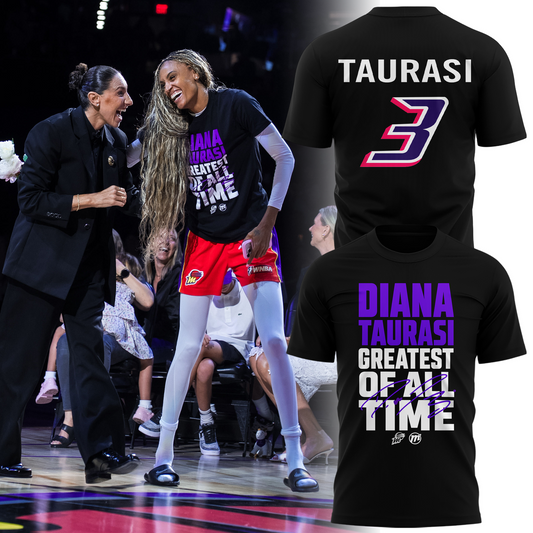 1.Exclusive Version Phoenix Mercury Diana Taurasi Greatest Of All Time T-Shirt
