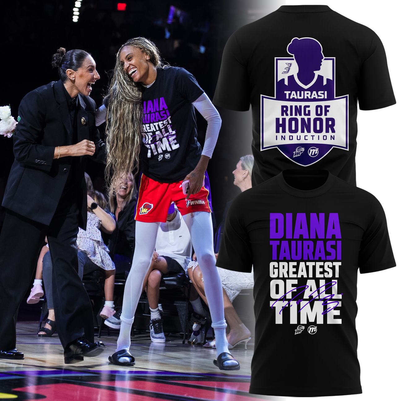 2.Exclusive Version Phoenix Mercury Diana Taurasi Greatest Of All Time T-Shirt