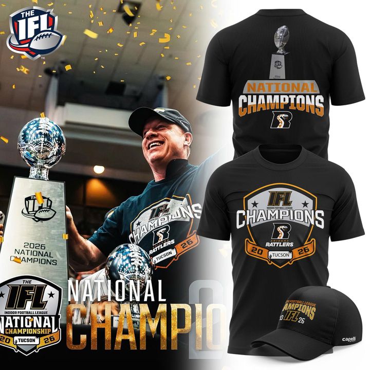 Official Arizona Rattlers 2026 IFL Champions Shirt