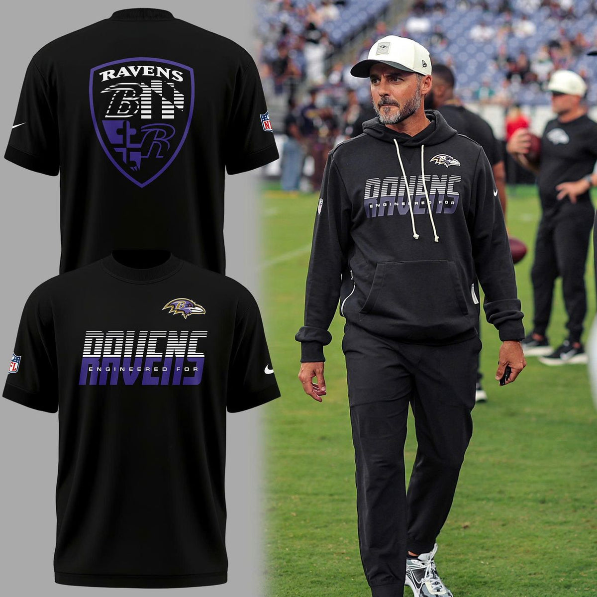 Baltimore Ravens "Engineered for Ravens" T-Shirt