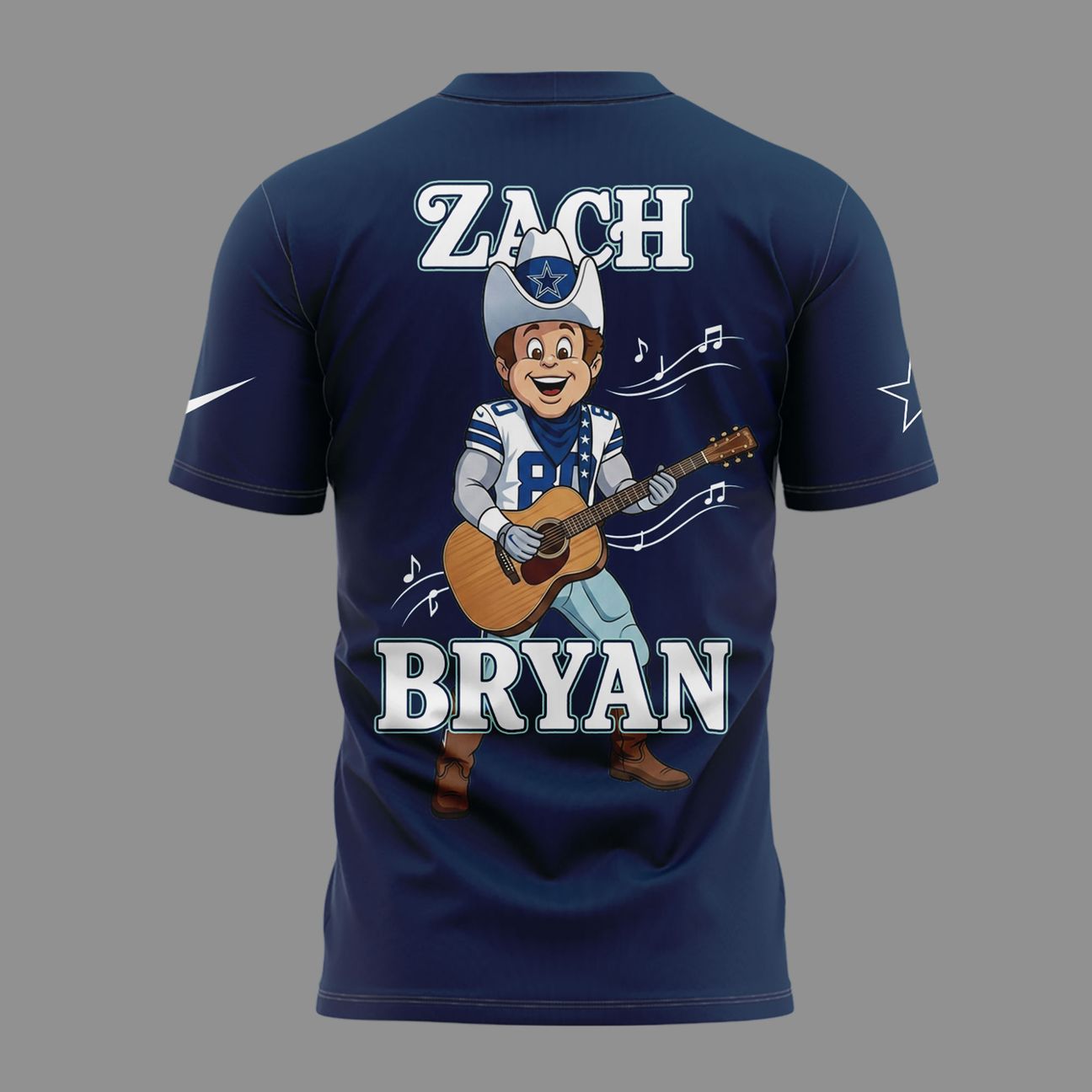 01. Dallas Cowboy x Zach Bryan - With Heaven On Tour 2026 T-Shirt