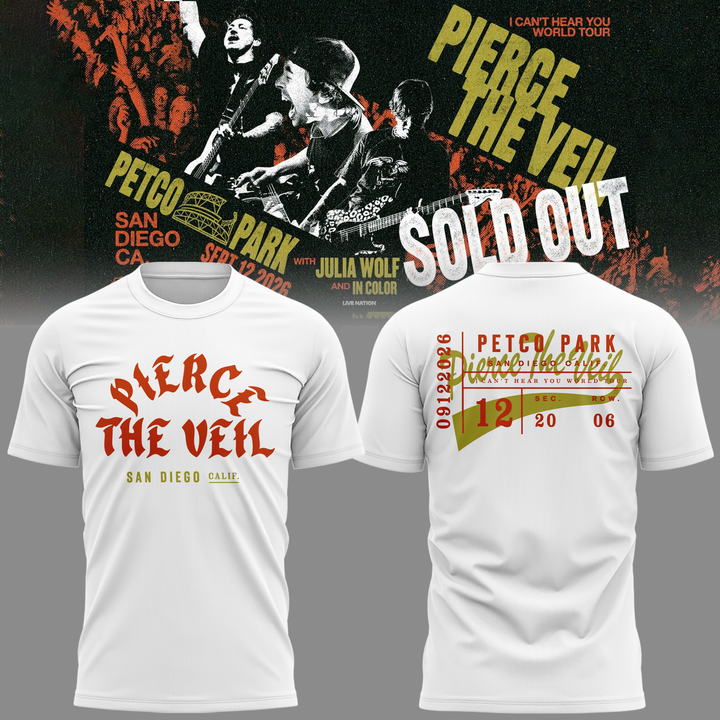Pierce The Veil Petco Park T-shirt