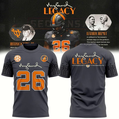 Limited Edition Tennessee Football Neyland Legacy Gray Tshirt
