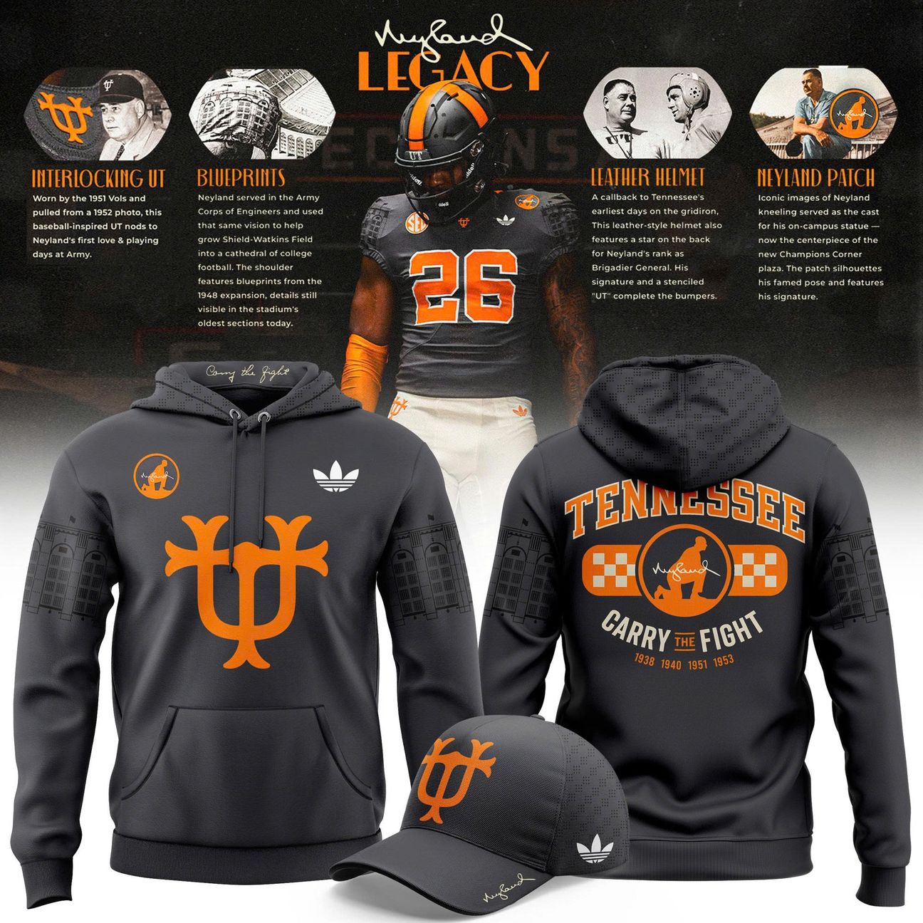 Tennessee Volunteers Neyland Legacy Hoodie