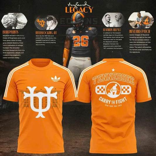 Unisex Adidas Orange Tennessee Football Neyland Legacy T-shirt