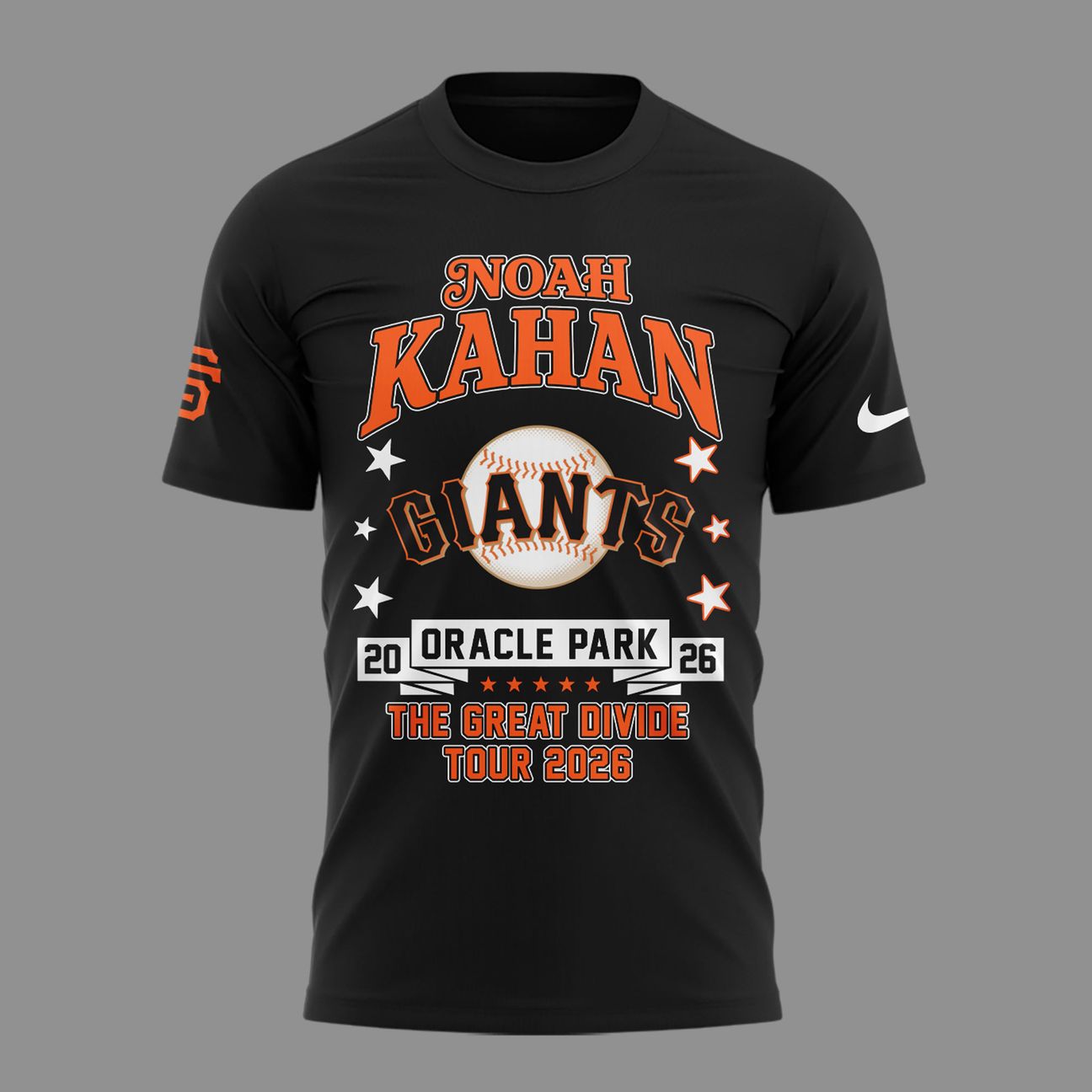New Shirt Noah Kahan x San Francisco Giants - The Great Divide Tour 2026 T-Shirt