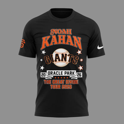 New Shirt Noah Kahan x San Francisco Giants - The Great Divide Tour 2026 T-Shirt