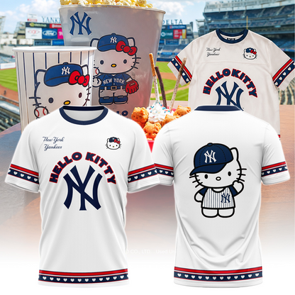 12. New York Yankees x Hello Kitty Game Night 2026 T-Shirt