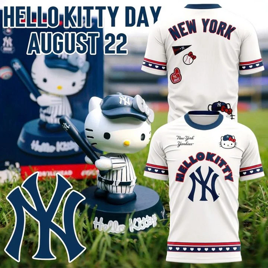30. New York Yankees x Hello Kitty Game Night Graphic T-Shirt