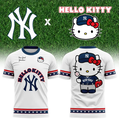 36. New York Yankees x Hello Kitty - Game Night 2026 T-Shirt