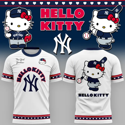 12. New York Yankees x Hello Kitty Game Night 2026 T-Shirt